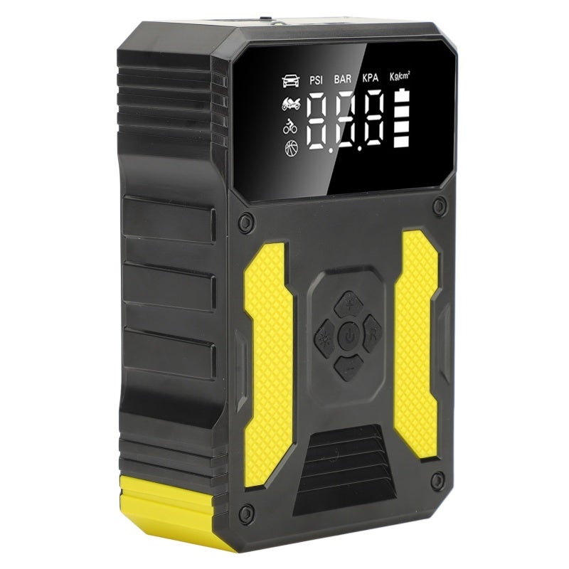 Car Battery Jump Starter 2500mAh x4 600A Start Current Portable Multi-Function - Air Compressor 150PSI Tire Inflation Battery Booster for 12V Vehicles - Image 3