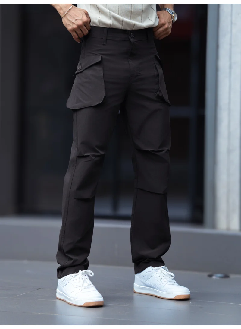 مانياك مانياك سنيكرز رجالي رمادي داكن بجيوب كارغو