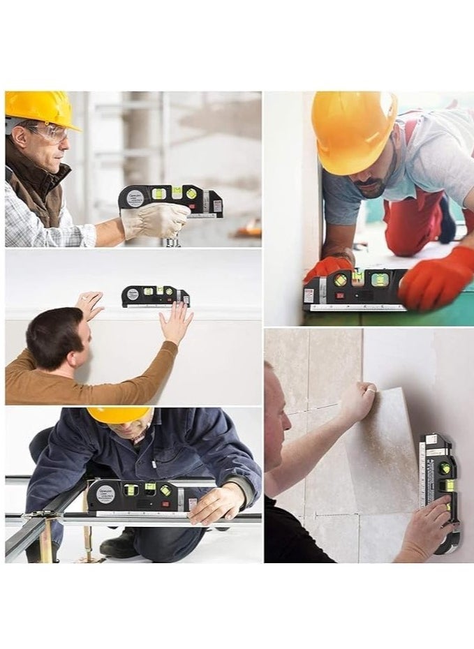 REBENUO Fixit Laser Level Pro 3 Multi-Purpose Measuring Tool With 8 Feet Tape  - Image 5