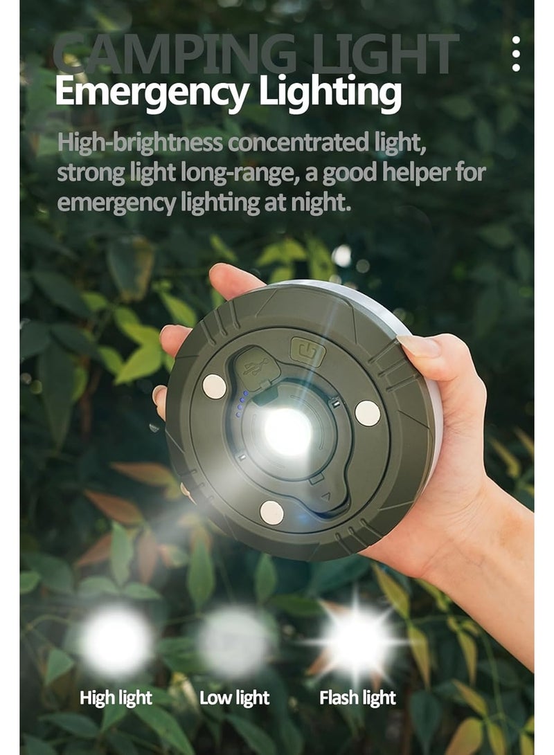 Multifunctional Camping Lantern with 33Ft String Lights | Rechargeable Outdoor LED Tent Light | Waterproof IP44 Hanging Lamp for Camping, Hiking, Patio, BBQ & Emergency Use  - Image 5