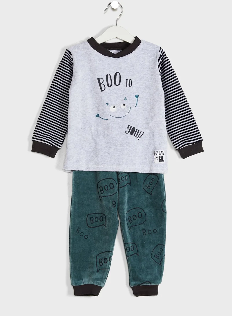 Babybol Infant Printed Pyjama Set