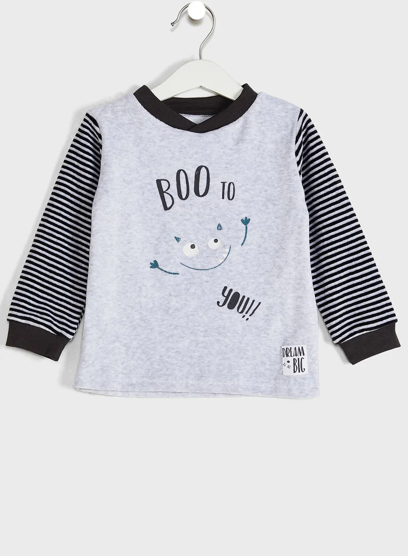 Babybol Infant Printed Pyjama Set