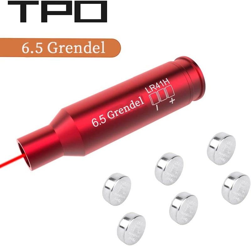 TPO .223/.308/30-30/30-06/.350 ليدجند/300BLK/6.5 كريد مور/450 بوشماستر/338/كروس بو/ .300 وين/7.62X54R/6.5 غريندل/5.7x28/.458 سوكوم ليزر أحمر لرؤية البور مع 6 بطاريات - Image 2