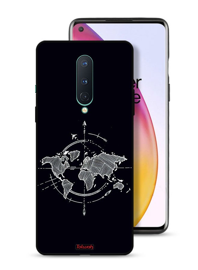 Tolwak غطاء حماية OnePlus 8 5G فن البوصلة - Image 1