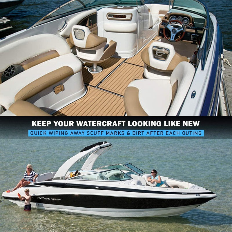 WavesRx Marine Grime & Scuff Remover Pads (Boat Erasers) | Cleaning & Polishing Sponges for Jet Boats & Skis | Boat Accessories, Marine Boat Cleaner Remove Dirt, Deck Marks, Scratches & Black Streaks - Image 2