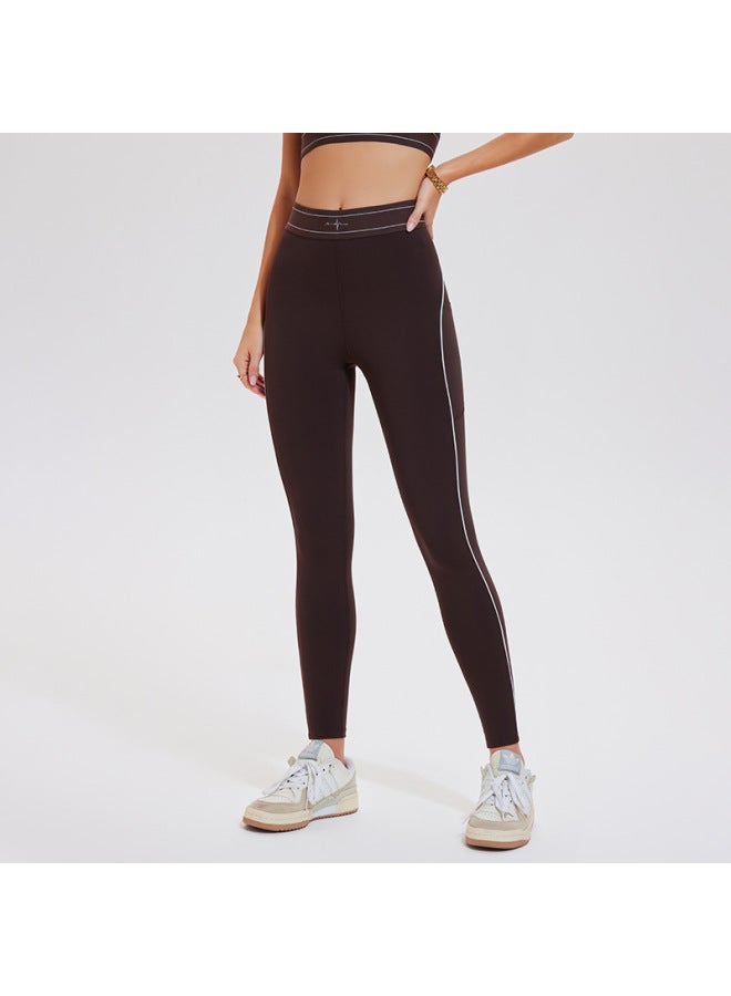 Tight Yoga Pants, Fitness Pants, Hip-raising High-waisted Elastic Sports Pants, Quick-drying Running Pants, Fitness Pants For Outer Wear
