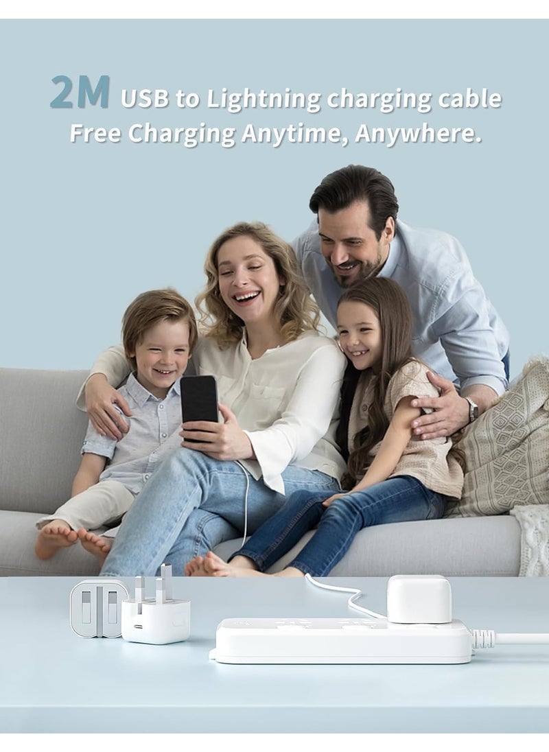 IPhone 35W Fast Charger | USB C Wall Fast Charger with 2M Type C to C Charging Cable Compatible with iPhone 16/Samsung/iPhone15 Pro Max/Pro/Plus/Motorola/iPad Pro/AirPods/Xiaomi and all Type C Mobile