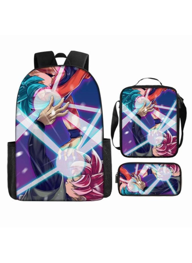 عام حقيبة ظهر مطبوعة عالمية مشتركة - مجموعة حقائب ظهر من ثلاث قطع (متوفرة للطلاب والأطفال والأصدقاء في النزهايات وتسلق الجبال وما إلى ذلك) - 104 - Image 2