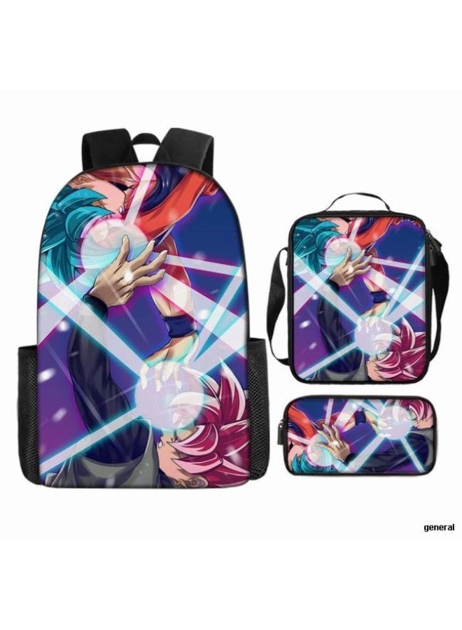 عام حقيبة ظهر مطبوعة عالمية مشتركة - مجموعة حقائب ظهر من ثلاث قطع (متوفرة للطلاب والأطفال والأصدقاء في النزهايات وتسلق الجبال وما إلى ذلك) - 104 - Image 1