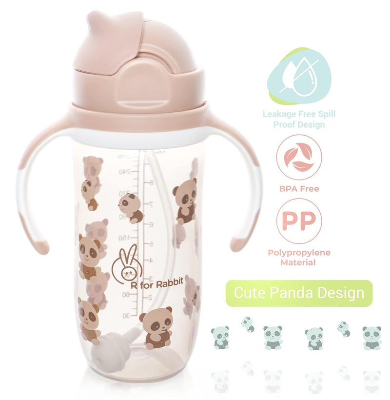R for Rabbit ر لرابيت كوب شرب الأطفال الفاخر - كوب شرب مضاد للتسرب - Image 5