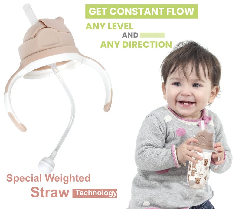 R for Rabbit ر لرابيت كوب شرب الأطفال الفاخر - كوب شرب مضاد للتسرب - Image 4