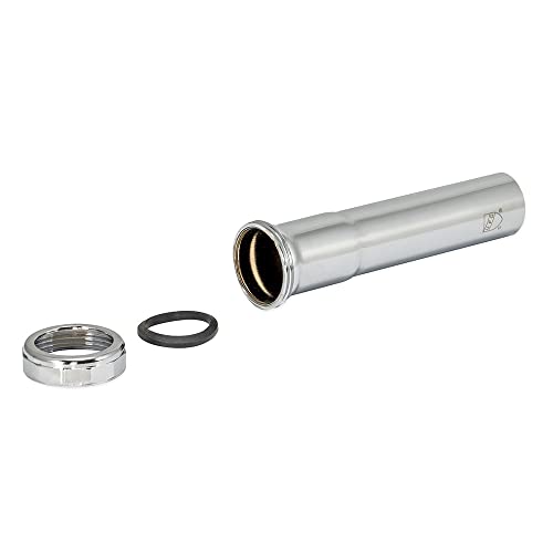 EZ-Flo Eastman 1-1/4 Inch Heavy Duty Extension Tube with Slip Joint Connection, 6 Inch Length, 22 Gauge, Brass Plumbing Fitting, Chrome, 35104 - Image 4