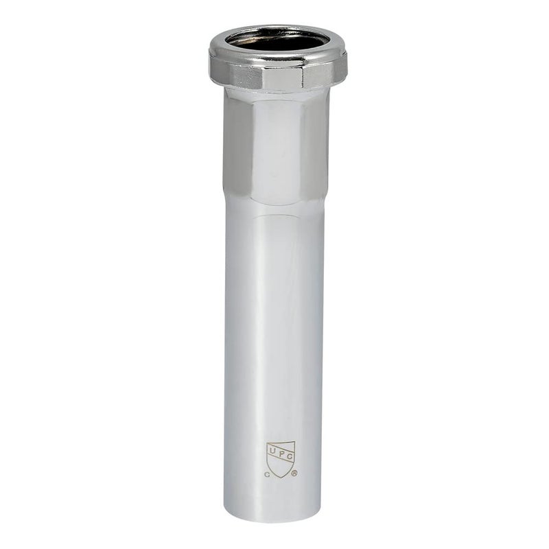 EZ-Flo Eastman 1-1/4 Inch Heavy Duty Extension Tube with Slip Joint Connection, 6 Inch Length, 22 Gauge, Brass Plumbing Fitting, Chrome, 35104 - Image 5