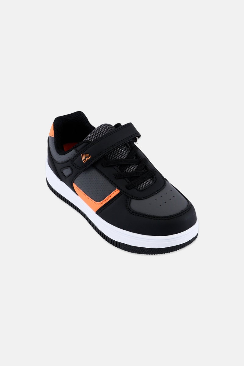 RBX Kids Boy Velcro Closure Outdoor Shoes, Black - Image 1