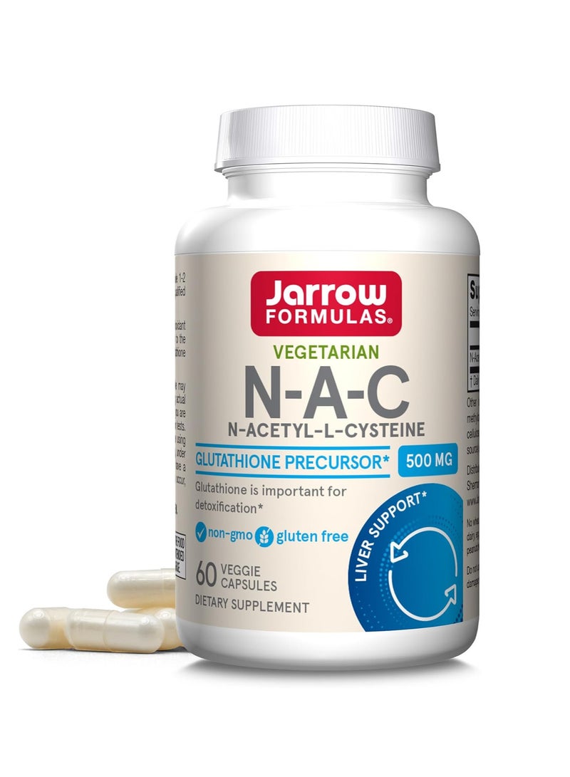 Jarrow N-A-C 500 mg 60 Capsules - Image 1