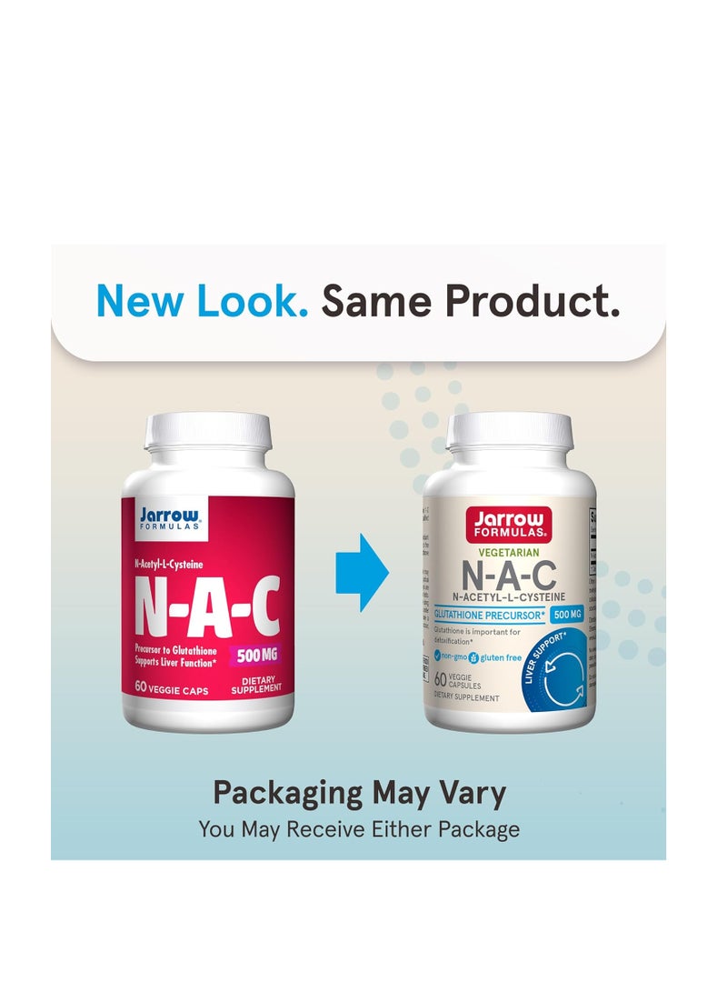 Jarrow N-A-C 500 mg 60 Capsules - Image 2