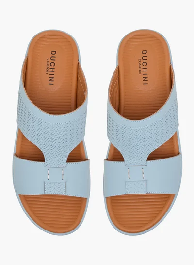 دوتشيني Men's Textured Slip-On Arabic Sandals