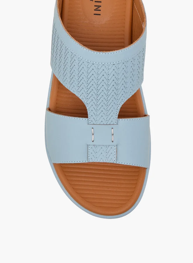 DUCHINI Men's Textured Slip-On Arabic Sandals