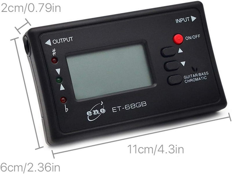 AyeVision Chromatic Tuner for Guitar Electric Bass Mandolin Ukulele Violin Banjo Cello - Image 3