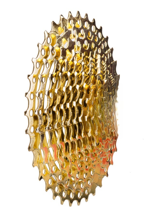 زد تي تي أو قطع غيار تروس دراجة جبلية ZTTO Gold Golden MTB، مقاس 11-36 سنًا، 9/10 سرعات (اختياري). - Image 5