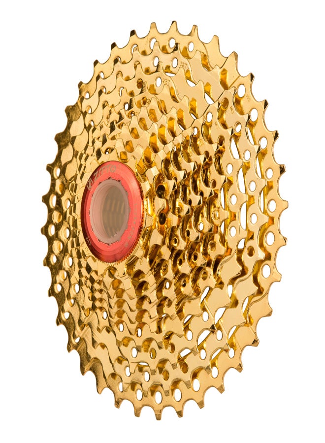 زد تي تي أو قطع غيار تروس دراجة جبلية ZTTO Gold Golden MTB، مقاس 11-36 سنًا، 9/10 سرعات (اختياري). - Image 3