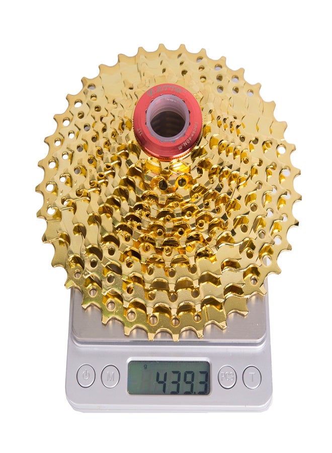 زد تي تي أو قطع غيار تروس دراجة جبلية ZTTO Gold Golden MTB، مقاس 11-36 سنًا، 9/10 سرعات (اختياري). - Image 4