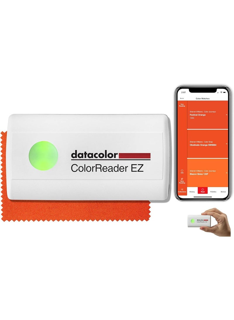 Color Reader EZ CRM100 Portable Paint Color Matching Device with Bluetooth Digital Color Scanner for Wall Paint Interior Design and Home Improvement - Image 1