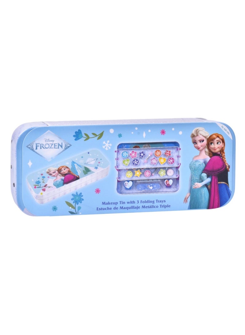Disney Frozen Makeup Tin with 3 Folding Trays - Image 2