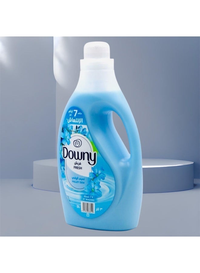 داوني منعم أقمشة فريش، برائحة ندى الوادي، نعومة فائقة للملابس، انتعاش يدوم طويلاً، حماية للأقمشة، مقاومة للتجاعيد وسهولة في الكي، 3 لتر - Image 3