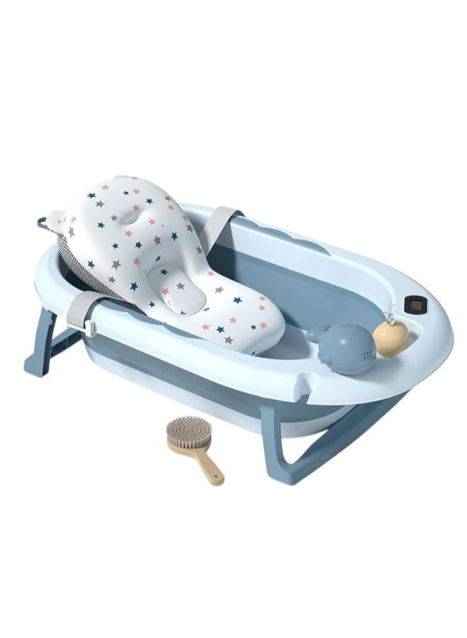 حوض استحمام قابل للطي مع مستشعر لدرجة الحرارة للأطفال - Image 1