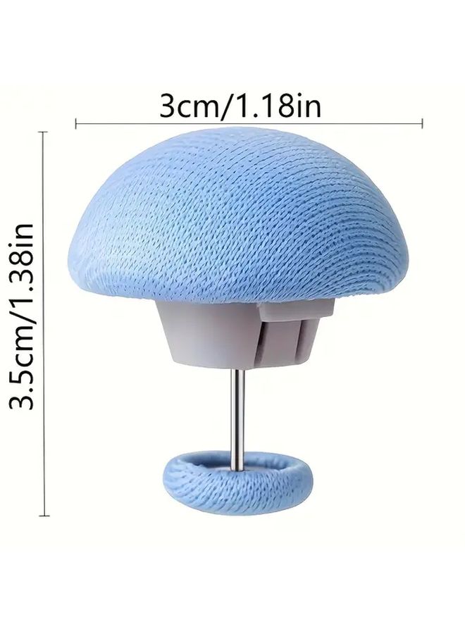 Quilt Fasteners 24Pcs Gray With 12 Mushrooms And 12 Pegs Removable Bedding Corner Clips - Image 3