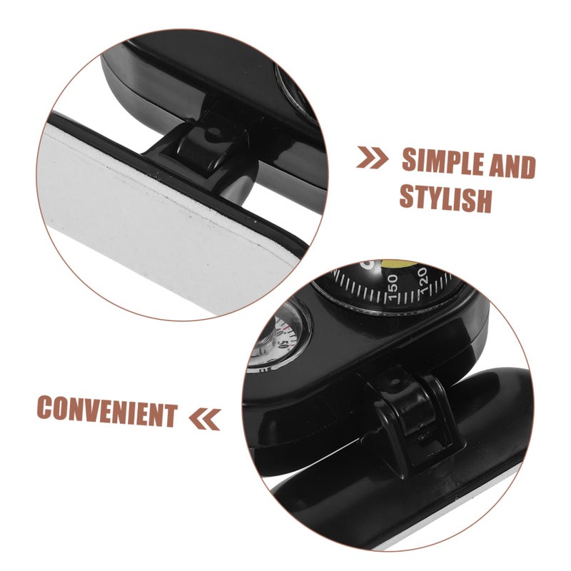 Self Adhesive Car Dashboard Compass Thermometer Navigation Tool Easy Installation - Image 5