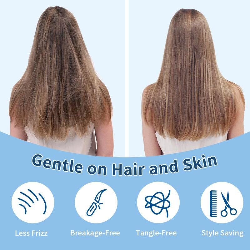 QUTOOL Luxury Cooling Pillowcases Queen Size 2 Pack, Q-Max>0.4 Cool Touch for Hot Sleepers&Night Sweats Beauty Sleep Anti-Frizz, Softer Than Silk Pillowcover Oeko-TEX Certified Grey - Image 5