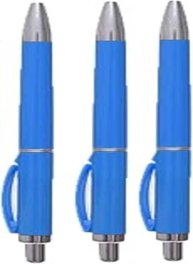 Z10 high quality ballpoint mechanical blue ink pen pack of 3 pens - blue