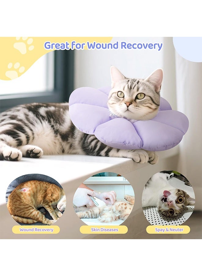 طوق مخروط طوق لطيف مقاوم للماء ، طوق استعادة القطة مضاد لعق اللعنة لعق الجروح السلامة Elizabethan e ذوي الياقات - Image 5