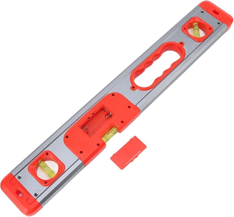 مستوى رقمي أحمر جسم من سبائك الألومنيوم 4x90 2x180 درجة دقة عالية 0.01 درجة شاشة مضاءة خلفيًا - Image 5