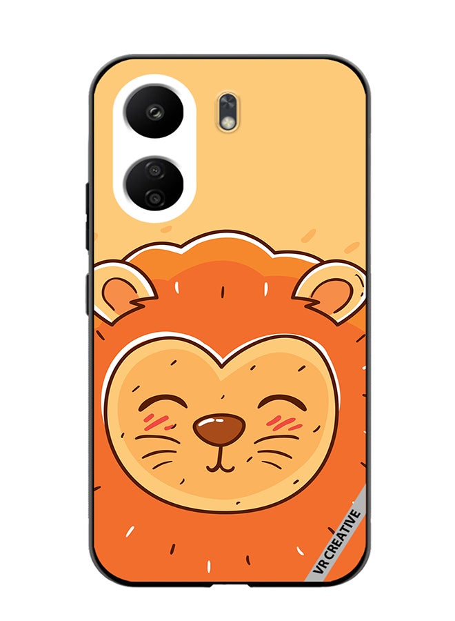 VR CREATIVE Protective Case Cover For Xiaomi Redmi 13C Sleeping Lion Design Multicolour - Image 1