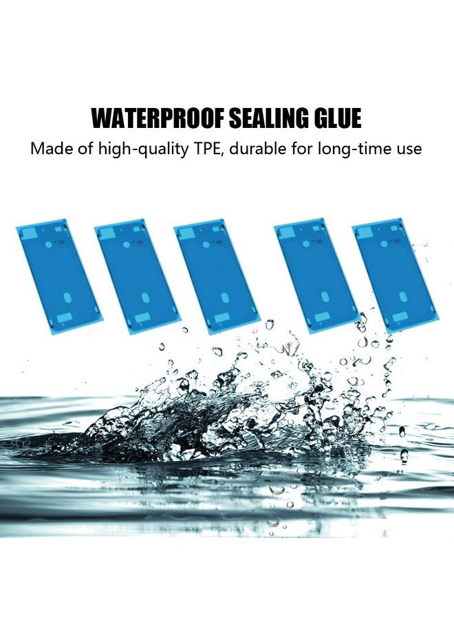 5Pcs Front Housing Waterproof Sealing Adhesive Tape Glue Replacement for iPhone 7p White