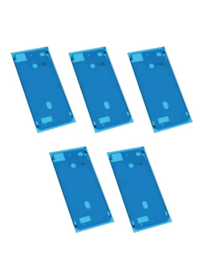 5Pcs Front Housing Waterproof Sealing Adhesive Tape Glue Replacement for iPhone 7p White