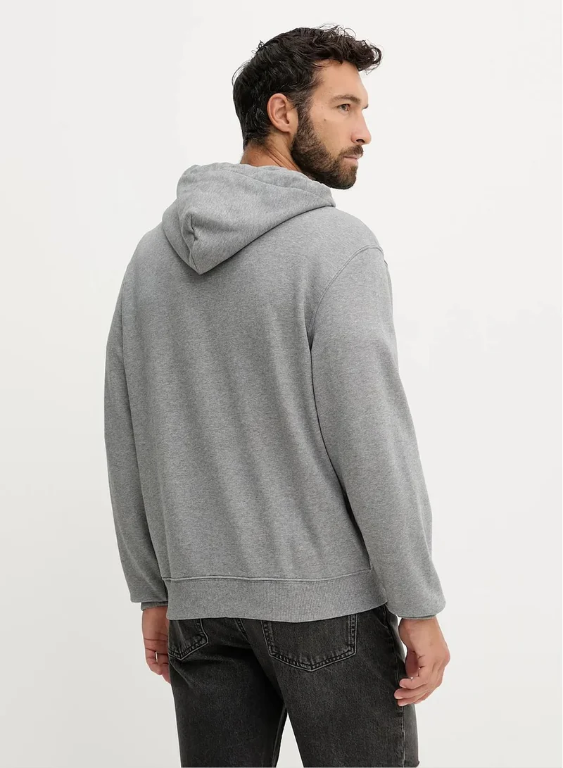 Calvin Klein Jeans EU 350TERRY MONOGRAM FZ HOODIE
