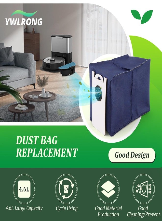 YWLRONG 8Pcs Dust Bags for bObsweep RC400/UltraVision/UltraVision Pet Self Empty Robot Vacuum Cleaner Bags Replacement - Image 3
