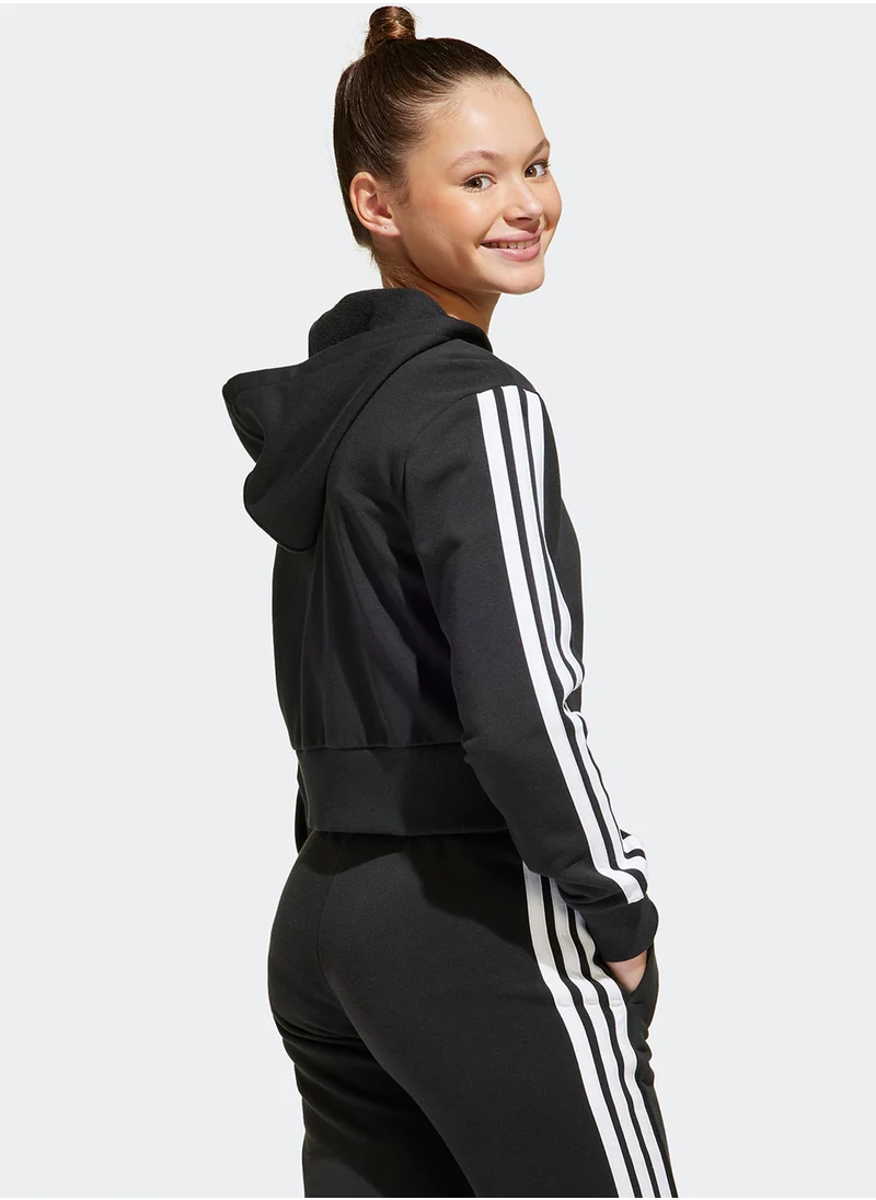 Adidas Youth Essentials Full-Zip Hoodie