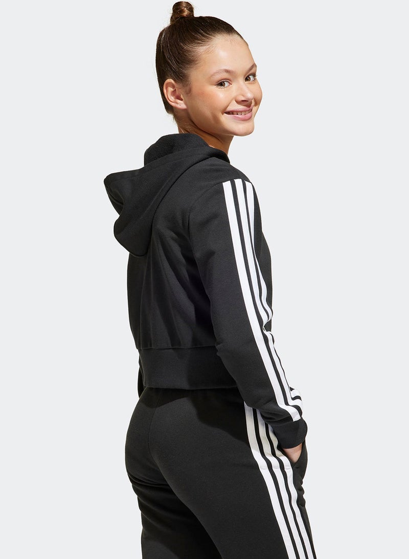 Adidas Youth Essentials Full-Zip Hoodie - Image 2