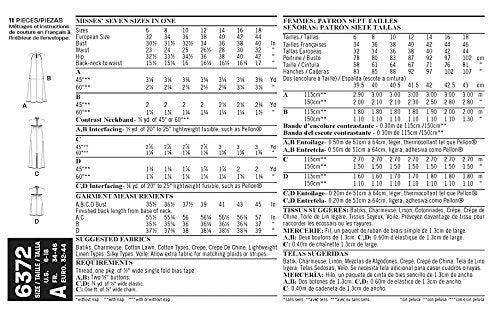 NEW LOOK 6372 Misses' Dresses Each in Two Lengths Sewing Kit, Size A (6-8-10-12-14-16-18) - Image 3