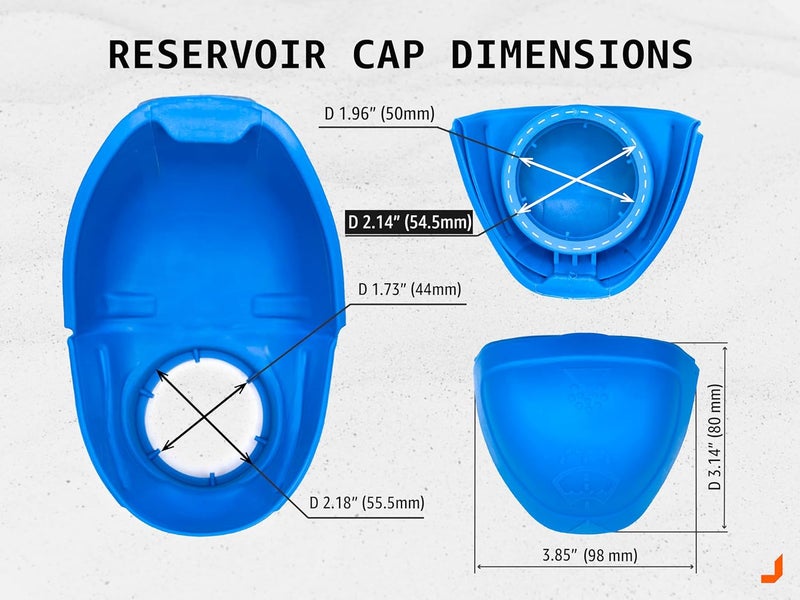 Click&Fit غطاء خزان سائل الزجاج الأمامي العالمي – غطاء خزان المساحات - Image 3