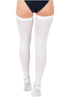 invera invera Anti Embolism Compression Stockings, Thigh High Unisex Ted Hose Socks 15-20 mmHg Moderate Level  - Image 2