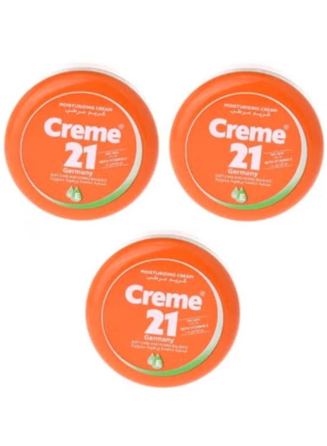 Creme 21 3 Pcs Creme 21 Moisturising Cream E 50ml - Image 1