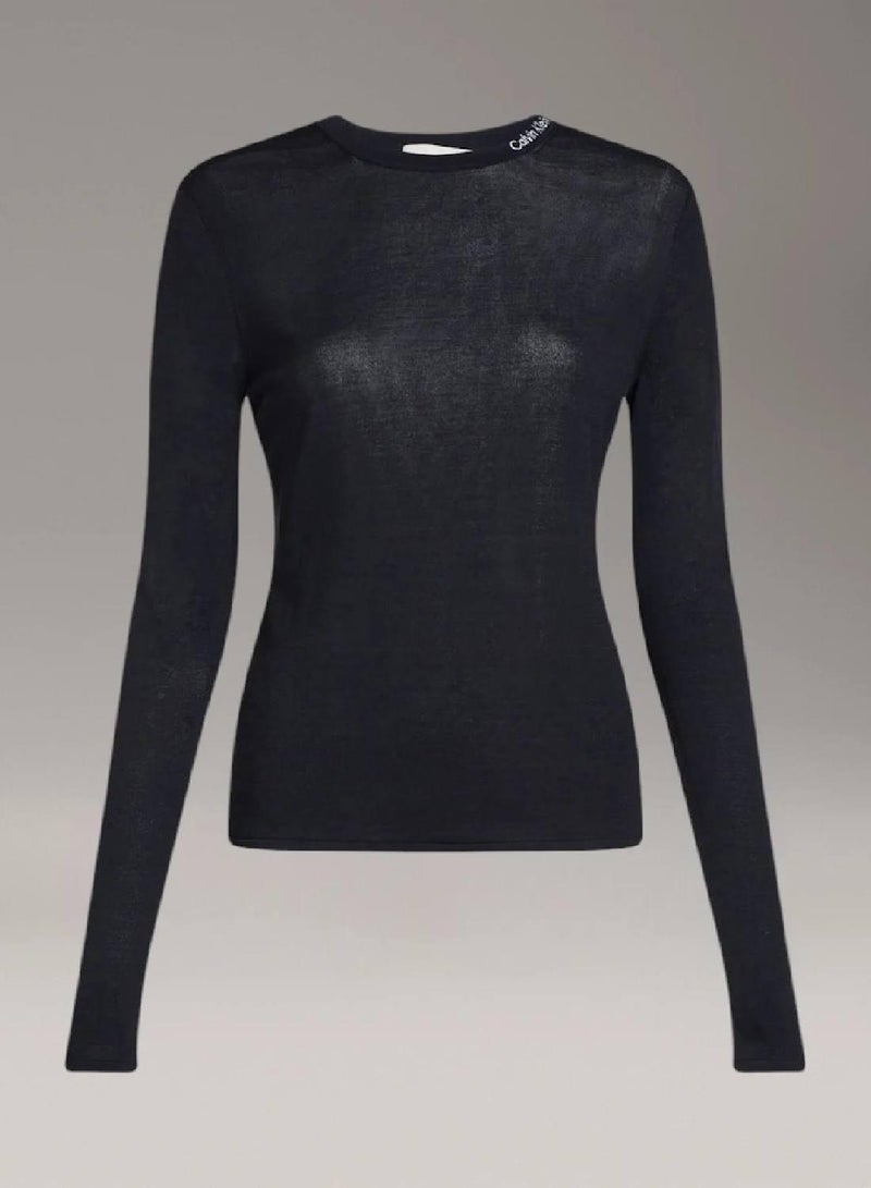 كالفن كلاين جينز سترة من الفسكوز الناعم - Image 5