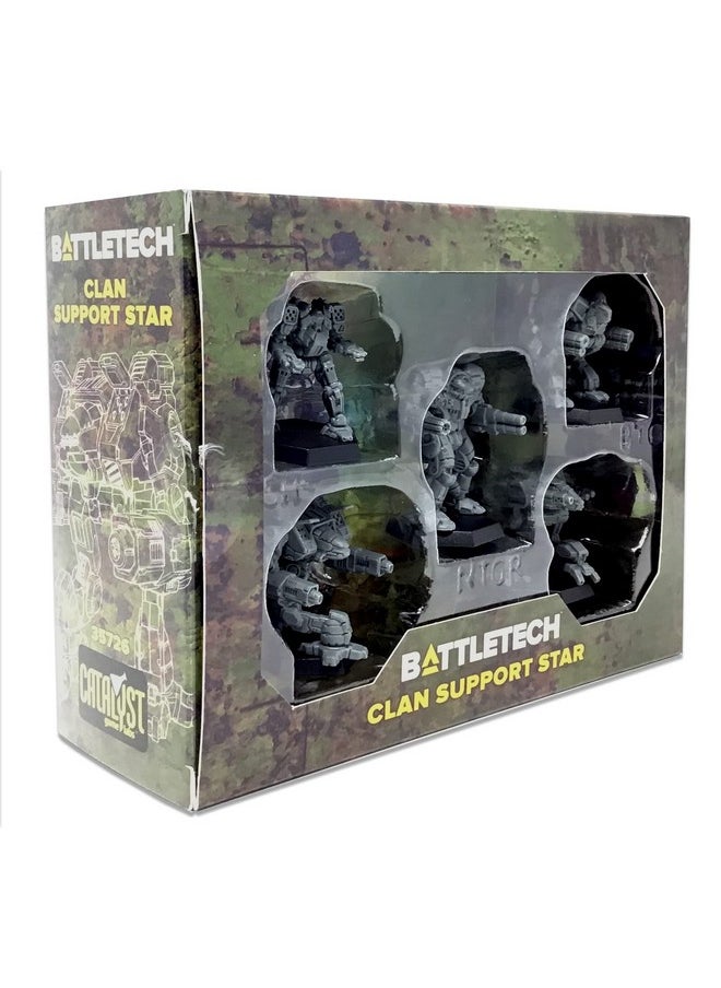 Catalyst Game Labs Battletech Mini Force Pack: Clan Support Star  - Image 1
