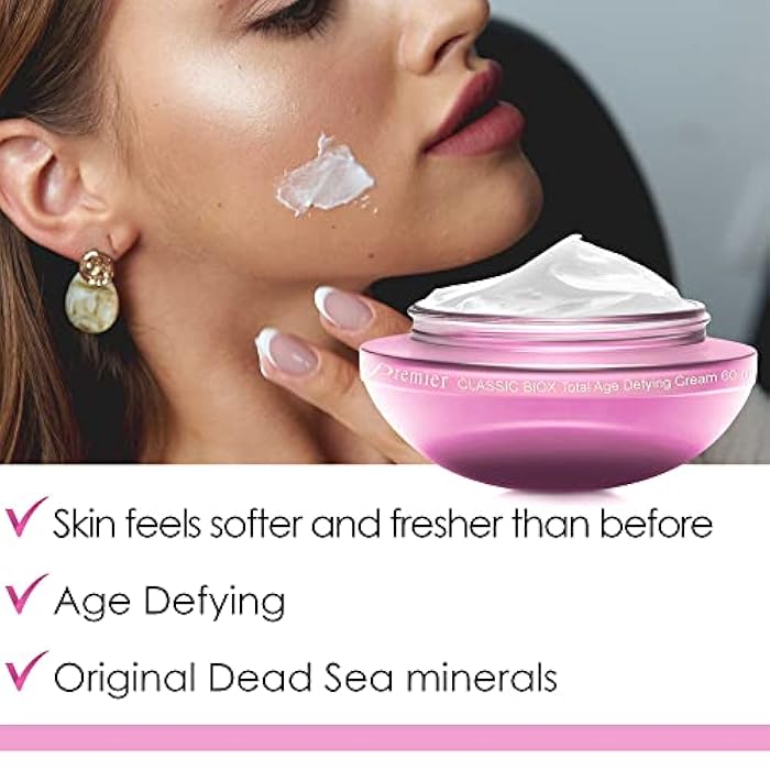 Premier Dead Sea BIOX total age defying cream, face moisturizer, Anti Aging face Cream, Intensive Wrinkle cream firming skin care, Classic collection, retinol Cream Lotion 2.4 Fl.Oz - Image 5